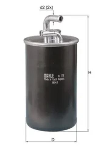 Фільтр палива KL775 MAHLE