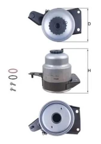 Фільтр тонкого очищення палива KL829D MAHLE