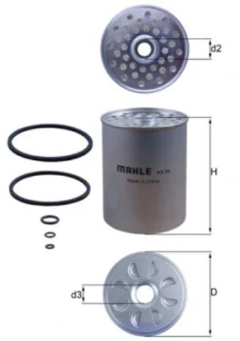 Фільтр палива KX24D MAHLE