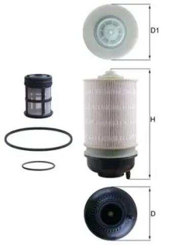 Фільтр палива KX581KIT MAHLE