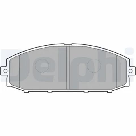 Передні гальмівні колодки LP1305 DELPHI