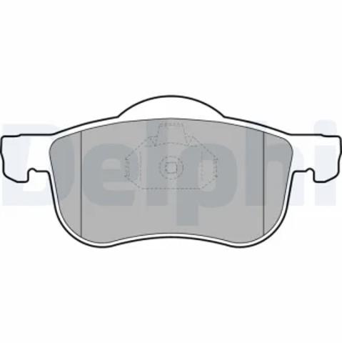 Тормозні колодки LP1458 DELPHI