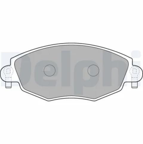 Колодки передні LP1533 DELPHI