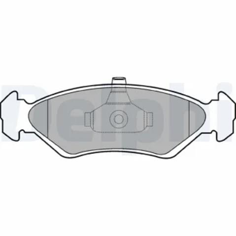Колодки передні LP1603 DELPHI