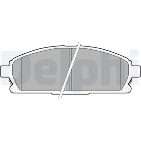 Колодки передні LP1659 DELPHI