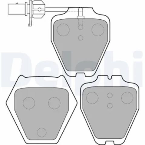 Тормозні колодки LP1703 DELPHI