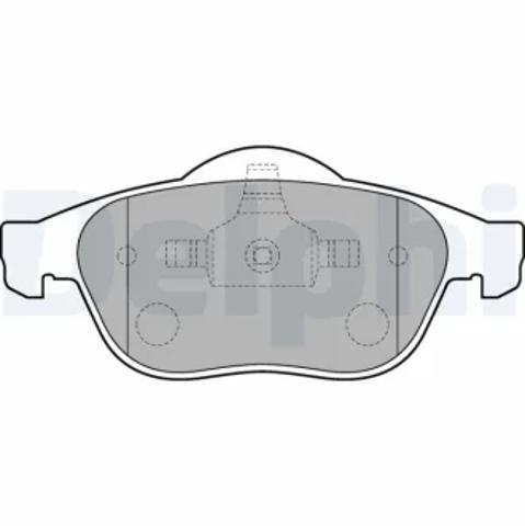 Гальмівні колодки LP1708 DELPHI