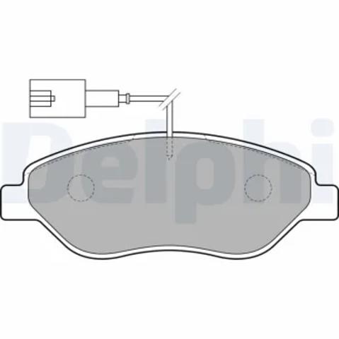 Гальмівні колодки LP1720 DELPHI