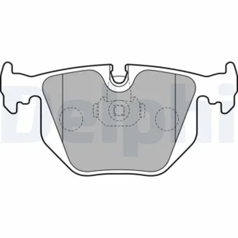 Колодки гальмівні задні, дискові LP1803 DELPHI