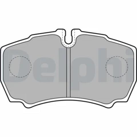 Комплект задніх колодок LP1826 DELPHI