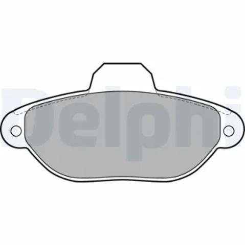 Тормозні колодки LP2013 DELPHI