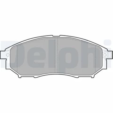 Колодки гальмівні передні, дискові LP2030 DELPHI