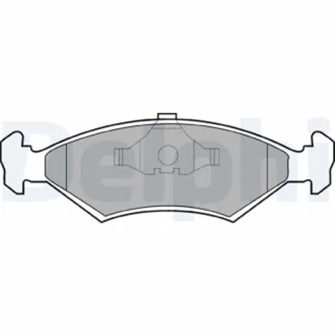 Передні гальмівні колодки LP204 DELPHI