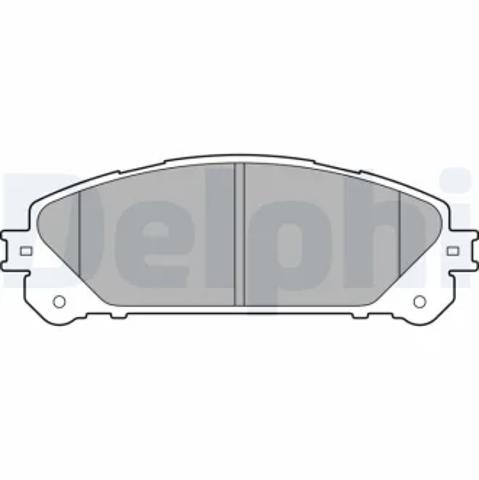 Гальмівні колодки LP2201 DELPHI