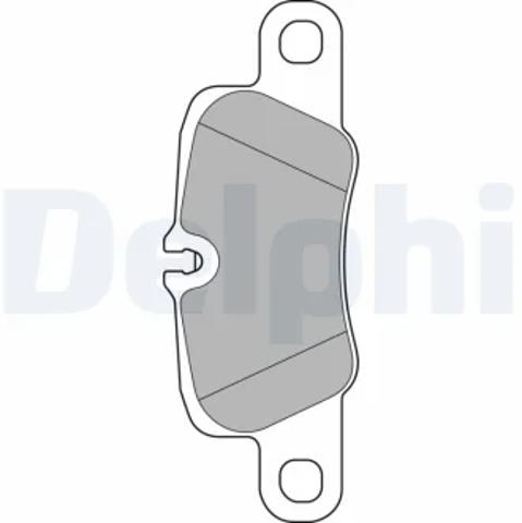 Задні колодки LP2237 DELPHI