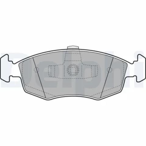 Колодки передні LP2274 DELPHI