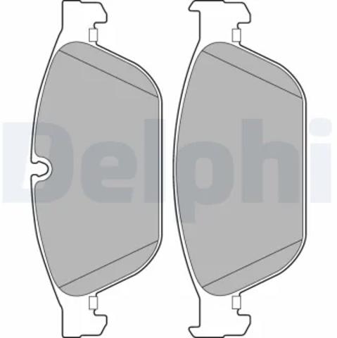 Колодки передні LP2292 DELPHI