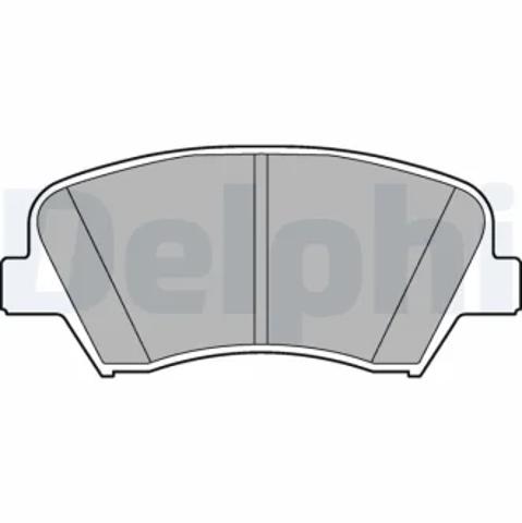 Колодки передні LP2293 DELPHI