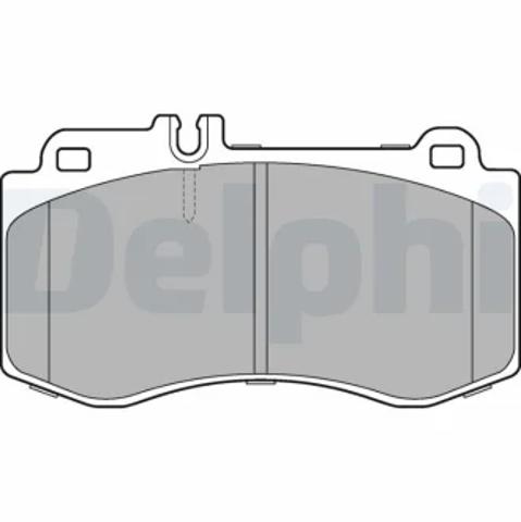Колодки передні LP2304 DELPHI