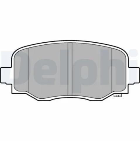 Задні колодки LP3253 DELPHI