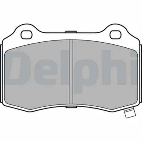 Колодки на гальмо задній дисковий LP3281 DELPHI