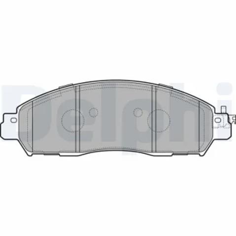 Колодки гальмівні передні, дискові LP3291 DELPHI