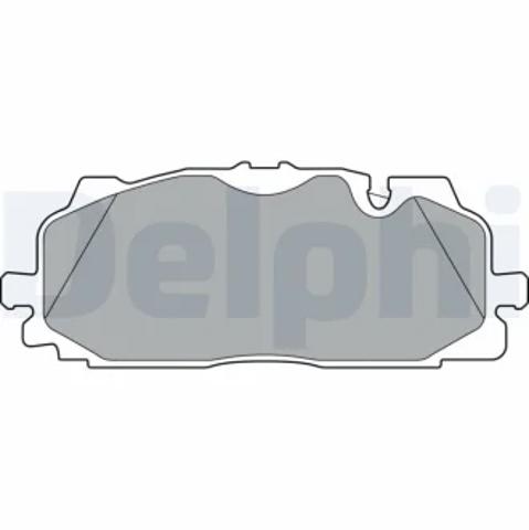 Колодки передні LP3302 DELPHI
