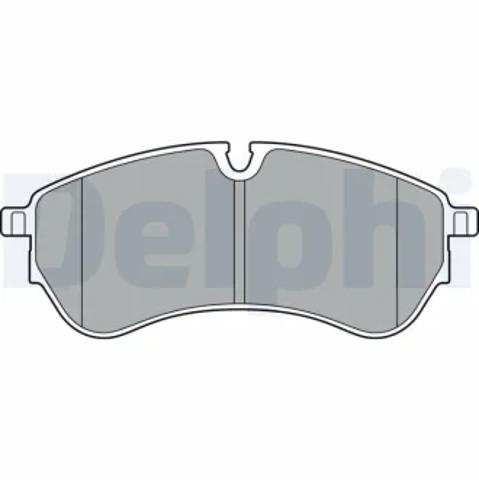 Колодки гальмівні передні, дискові LP3410 DELPHI
