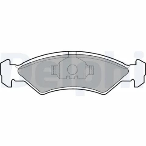 Передні гальмівні колодки LP351 DELPHI