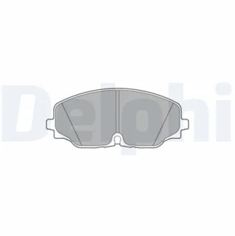 Колодки гальмівні передні, дискові LP3543 DELPHI