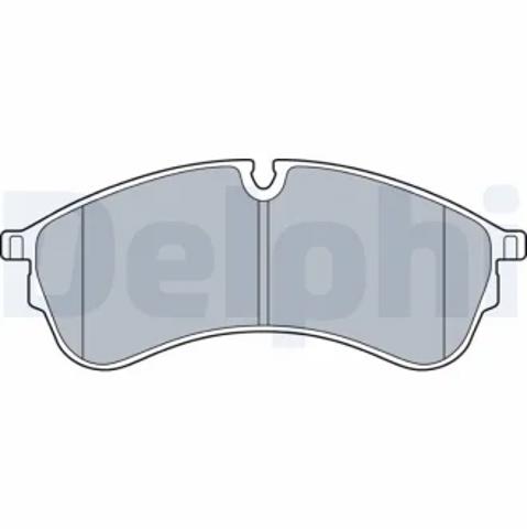 Колодки передні LP3545 DELPHI