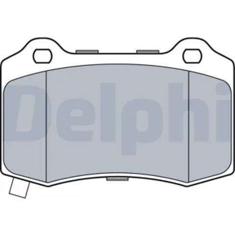 Комплект задніх колодок LP3547 DELPHI