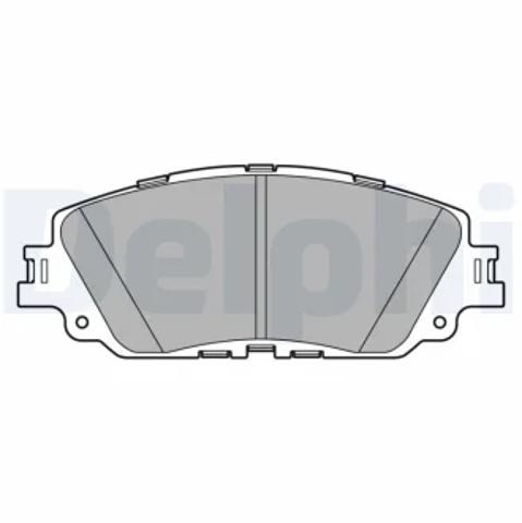 Колодки передні LP3596 DELPHI