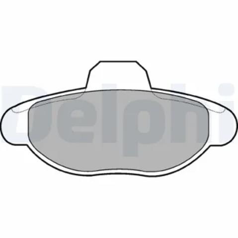 Гальмівні колодки LP771 DELPHI