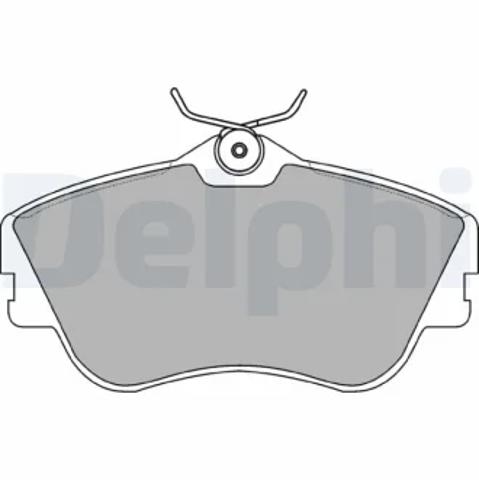 Тормозні колодки LP918 DELPHI