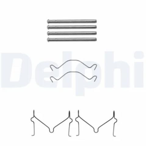 Комплект пружинок кріплення дискових колодок, передніх LX0306 DELPHI