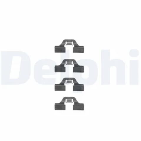Комплект пружинок кріплення дискових колодок, задніх LX0307 DELPHI