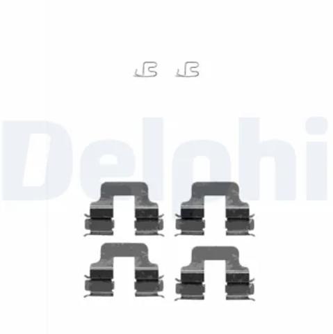 Комплект пружинок кріплення дискових колодок, задніх LX0342 DELPHI
