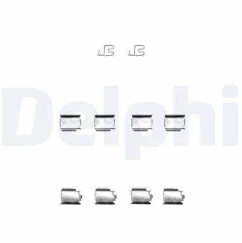 Комплект пружинок кріплення дискових колодок, передніх LX0343 DELPHI