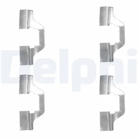 Пластина протискрипна кріплення гальмівної колодки, задня LX0492 DELPHI