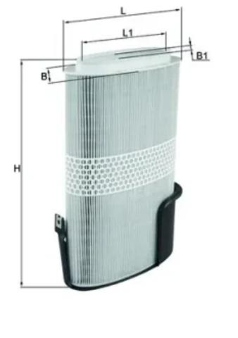 Фільтр повітряний LX10096 MAHLE