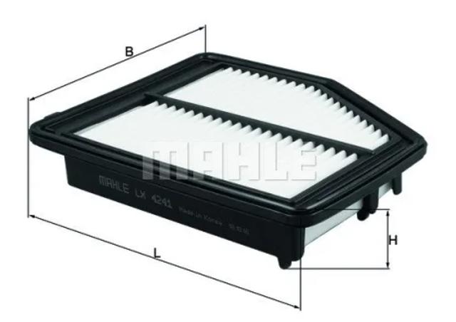 Повітряний фільтр двигуна LX4241 MAHLE
