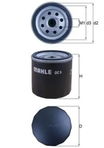 Маслофільтр OC5 MAHLE