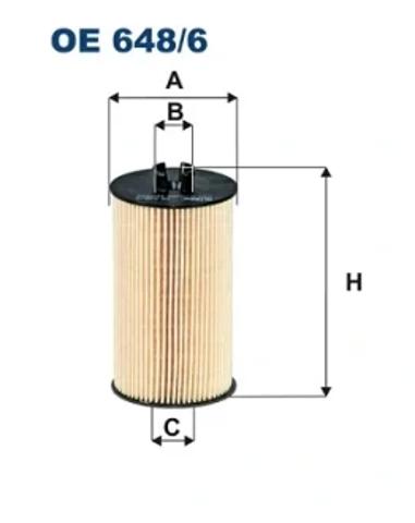 Фільтр масла OE6486 FILTRON
