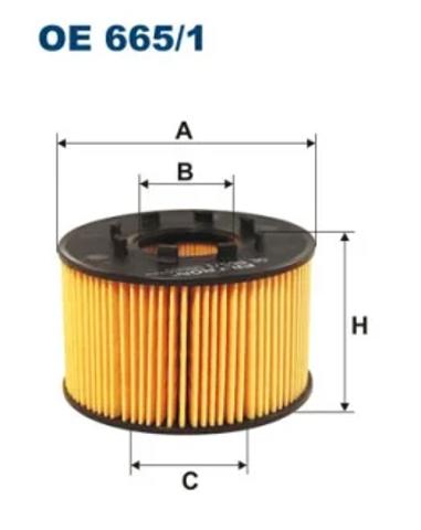 Фільтр масляний ДВЗ OE6651 FILTRON