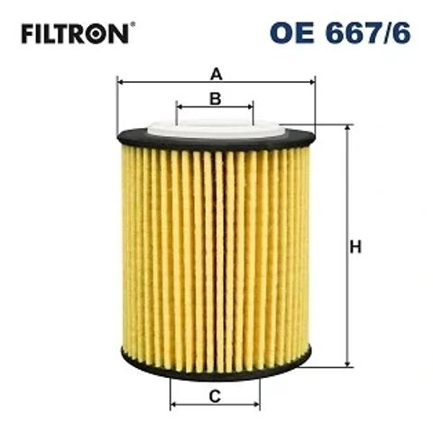 Фільтр масляний грубої очистки (повнопотоковий ф.) OE6676 FILTRON