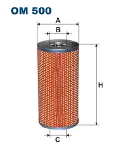 Фільтр масляний грубої очистки (повнопотоковий ф.) OM500 FILTRON