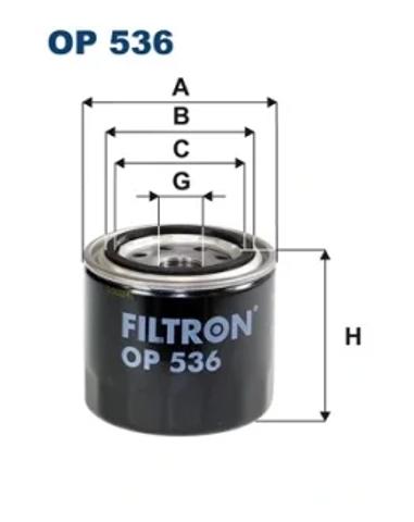 Фільтр масляний ДВЗ OP536 FILTRON