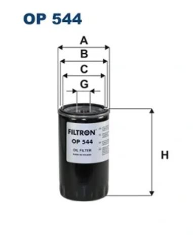 Фільтр масла OP544 FILTRON