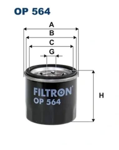 Маслофільтр OP564 FILTRON